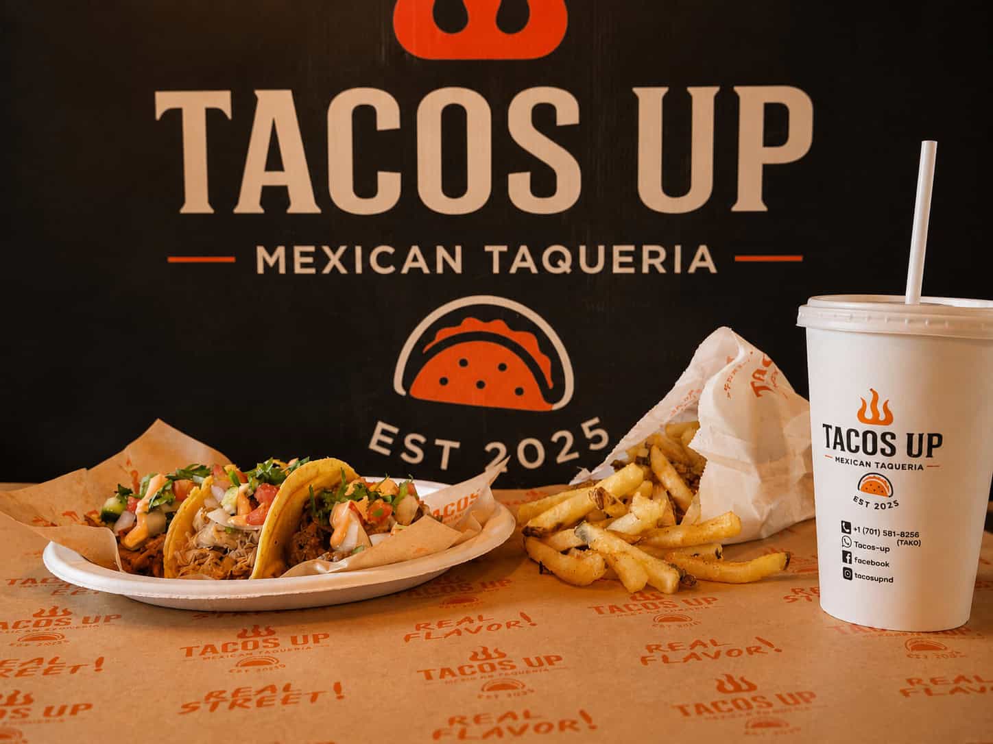 Tacos Up tacos combo, fresh and made to order